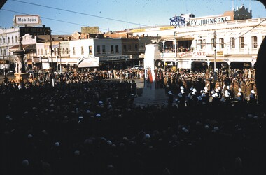 Slide - CHS, CENOTAPH UNVEILING, 1957