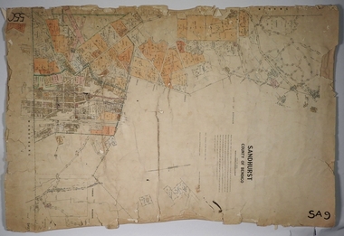 Map - SANDHURST, Circa 1906