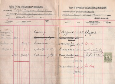Document - MCCOLL, RANKIN AND STANISTREET COLLECTION: NELL GWYNNE REEF  N/L - EXPENSES BOOK, 29/11/1940 - 24/1/1941