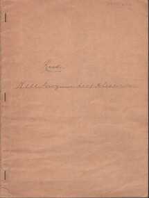 Document - MCCOLL, RANKIN AND STANISTREET COLLECTION: NELL GWYNNE REEF N/L - RULES, 15/11/1940