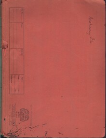 Document - MCCOLL, RANKIN AND STANISTREET COLLECTION: NELL GWYNNE REEF MINE - MACHINERY FILE, 20/11/1940 - 9/8/1946