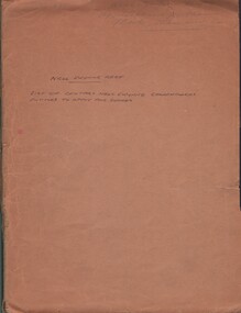 Document - MCCOLL, RANKIN AND STANISTREET COLLECTION: NELL GWYNNE REEF N/L - LIST OF CENTRAL NELL GWYNNE SHAREHOLDERS, 11/11/1940