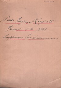 Document - MCCOLL, RANKIN AND STANISTREET COLLECTION: NELL GWYNNE REEF N/L - GROUP NO. 9311 EMPLOYEE TAX DEDUCTIONS, 1947 - 1950
