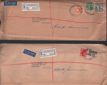 Document - MCCOLL, RANKIN AND STANISTREET COLLECTION: NELL GWYNNE REEF N/L - ENVELOPES, 10/11/1949