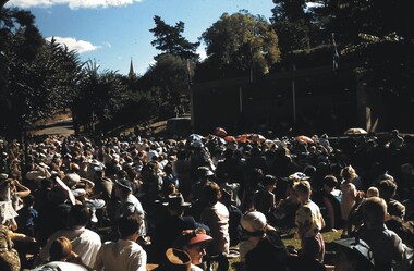 Slide - CASTLEMAINE HISTORICAL SOCIETY COLLECTION, MUSIC FOR THE PEOPLE, 1957