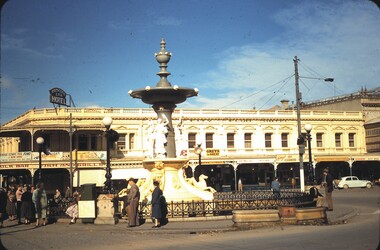 Slide - CASTLEMAINE HISTORICAL SOCIETY COLLECTION, ALEXANDRA FOUNTAIN, 1955