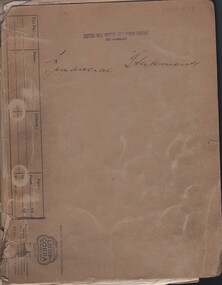 Document - MCCOLL, RANKIN AND STANISTREET COLLECTION: CENTRAL NELL GWYNNE - FINANCIAL STATEMENTS, 24/4/36 - 21/7/44
