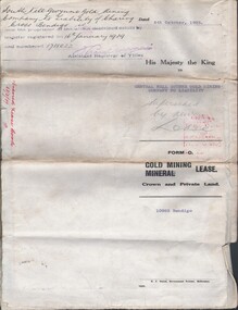 Document - MCCOLL, RANKIN AND STANISTREET COLLECTION: CENTRAL NELL GWYNNE, 16/1/1939