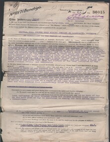 Document - MCCOLL, RANKIN AND STANISTREET COLLECTION: CENTRAL NELL GWYNNE, 5.10. 1941