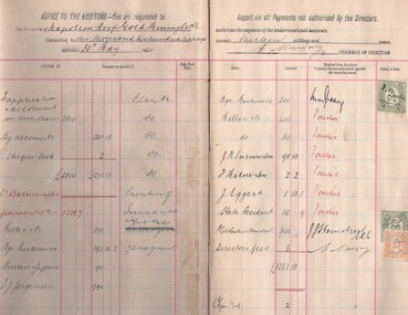 Document - MCCOLL, RANKIN AND STANISTREET COLLECTION:  NAPOLEON REEF GOLD MINING CO. N.L, 1940