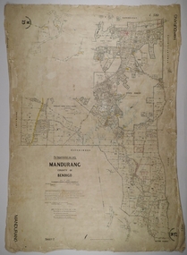 Map - MANDURANG 3, 10/11/1909