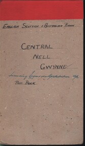 Document - MCCOLL, RANKIN AND STANISTREET COLLECTION: CENTRAL NELL GWYNNE - PASSBOOK, 1944 - 1957
