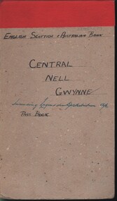 Document - MCCOLL, RANKIN AND STANISTREET COLLECTION: CENTRAL NELL GWYNNE - PASSBOOK, 1944 - 1957