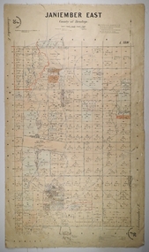 Map - JANIEMBER EAST, 26/07/1879