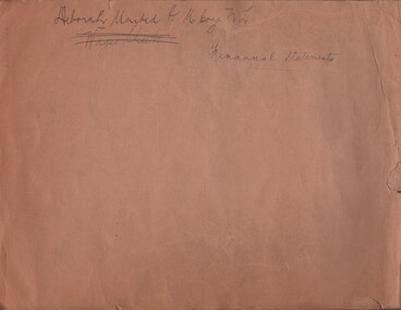 Document - MCCOLL, RANKIN AND STANISTREET COLLECTION: DEBORAH UNITED GMC, 1946 - 48