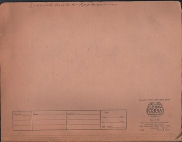 Document - MCCOLL, RANKIN AND STANISTREET COLLECTION: DEBORAH UNITED GMC- SHARE APPLICATIONS, August 1940