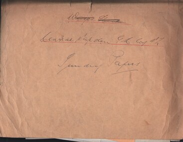Document - MCCOLL, RANKIN AND STANISTREET COLLECTION: CENTRAL NAPOLEON GOLD MINING CO. N.L, 1941 - 1955