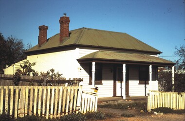 Slide - ALLAN BUDGE COLLECTION: SLIDE MINER'S COTTAGES, HOUSE , BREEN STREET, 1988