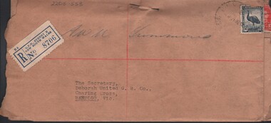 Document - MCCOLL, RANKIN AND STANISTREET COLLECTION: DEBORAH UNITED GOLD MINING CO. NL - SUMMONS
