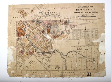 Map - NEWSTEAD, 28/07/1874