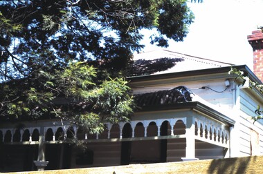 Slide - ALLAN BUDGE COLLECTION: SLIDE HOUSE, PYKE STREET, 1988