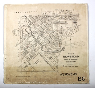 Map - NEWSTEAD, 15/10/1912