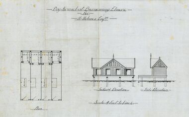Plan - Architectural drawings for Burnewang Homestead, Elmore, No date visible