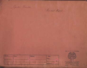 Document - MCCOLL, RANKIN AND STANISTREET COLLECTION: CENTRAL NAPOLEON GOLD MINING CO. N.L, 1938-1942