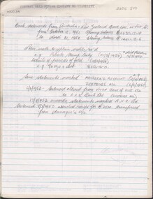 Document - MCCOLL, RANKIN AND STANISTREET COLLECTION: CENTRAL DEBORAH GOLD MINE NL - STATEMENT OF CURRENT ACCOUNTS, 1951 - 1954
