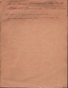 Document - MCCOLL, RANKIN AND STANISTREET COLLECTION: CENTRAL DEBORAH GOLD MINE NL INVOICES, 1945-1946