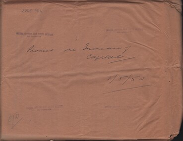 Document - MCCOLL, RANKIN AND STANISTREET COLLECTION: CENTRAL DEBORAH GOLD MINE PROXY FORMS, 1954