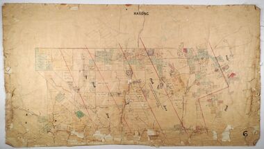 Map - MARONG, Circa 1871