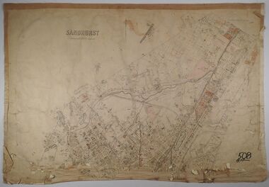 Map - SANDHURST, No date Visible
