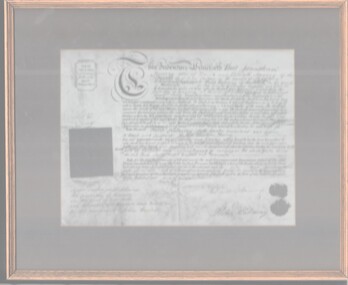 Photograph - PHOTOGRAPH: JONATHON MURRAY INDENTURE CERTIFICATE, 1988