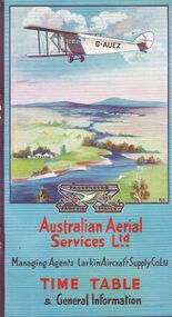 Document - BASIL WATSON COLLECTION:  AUSTRALIAN FLIGHT TIMETABLES, a. & b. 1927/29; c. 1927?