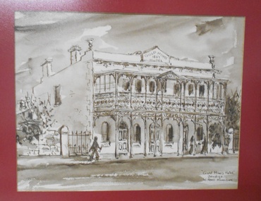 Painting - Goldmines Hotel, 1977