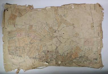 Map - SANDHURST,. SHEET ?, 24/04/1907 ?