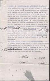 Document - MCCOLL, RANKIN AND STANISTREET  COLLECTION: NORTH VIRGINIA GOLD MINING COMPANY NL, 1933