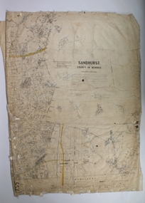 Map - SANDHURST SHEET 1, 27/05/1925