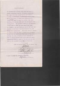 Document - MCCOLL, RANKIN AND STANISTREET  COLLECTION: NORTH VIRGINIA GOLD MINING CO NL, 1933