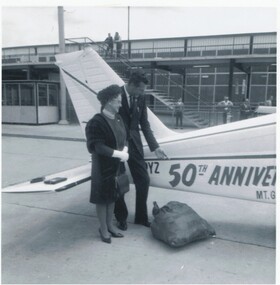 Photograph - BASIL WATSON COLLECTION:  PHOTOS RE 50TH ANNIVERSARY OF BASIL WATSON'S AIRMAIL FLIGHT, 1967