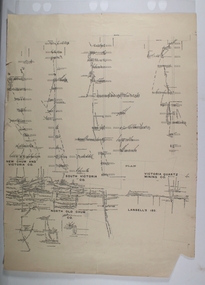 Map - MINING PLAN, Circa 1880's