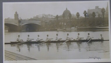 Photograph - PHOTOGRAPH OF ROWING TEAM, 1920