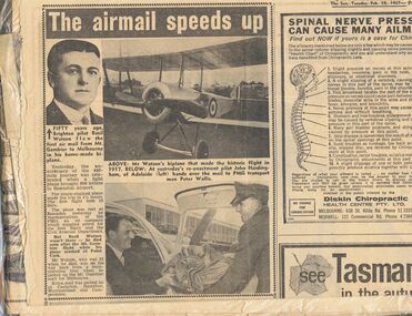 Newspaper - NEWPAPER CUTTINGS (SOME RE B. WATSON), 1953-1992