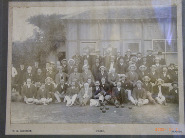 Photograph - PHOTOGRAPH BENDIGO BOWLING CLUB, 1900