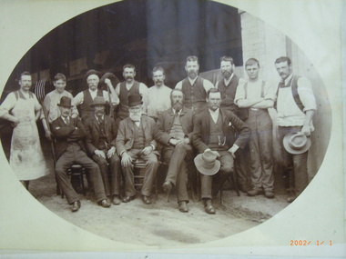 Photograph - PHOTOGRAPH MALE GROUP, 1900