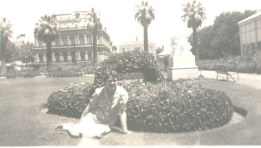 Photograph - WOMAN IN GARDENS