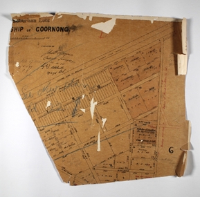 Map - GOORNONG, Circa 1870's