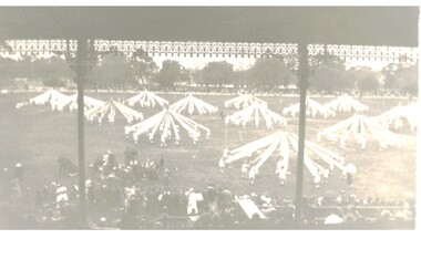 Photograph - MAYPOLE DANCING, 1954