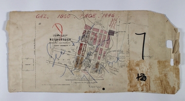 Map - NEILBOROUGH RAVENSWOOD, October 21 1859